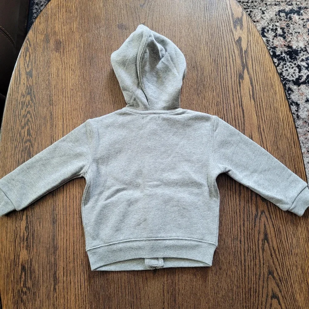 Ralph Lauren Gray Full Zip Hoodie Size 18 Months NEW with Tag